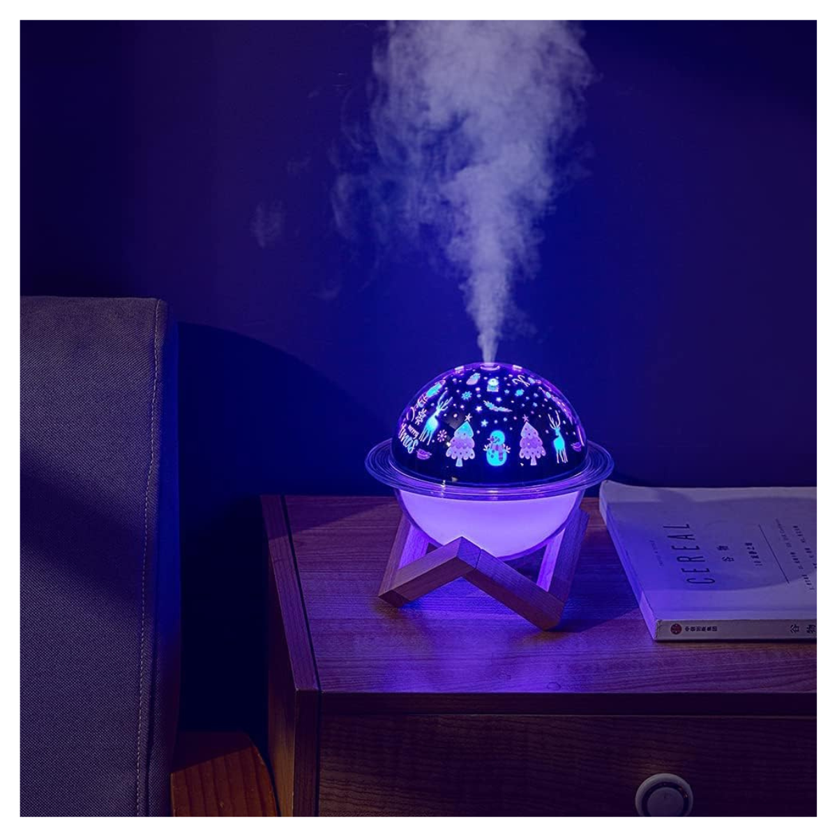 Lámpara Humidificador Globo Navideño