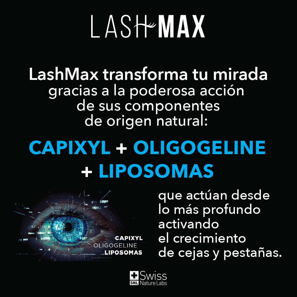 LashMax Serum Crecimiento Pestañas Cejas